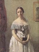 Jean Baptiste Camille  Corot The Bride (mk05) oil painting picture wholesale